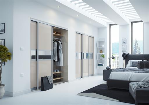 Ronda - Aluminium - Cashmere Glass and Mirror