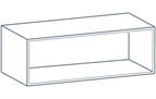 1000mm  x 300mm x 360mm Bridging EasyCab Kitchen Cabinet in White