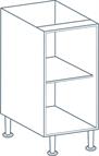 450mm Base Unit Carcass in Light Grey (Flat Pack)