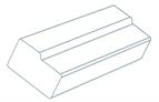 Avanti Opus 38mm Bullnose Cornice, Super Matt Dust Grey 50 x 3000mm