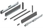 Blum Merivobox E-Height (550mm) Gallery Rail Orion Grey 70kg