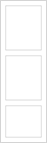 Avanti Juno 18mm Linen Press Door, Super Matt Indigo Blue, 1498 x 496mm