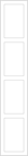 Avanti Juno 18mm Wardrobe Door, Super Matt Light Grey, 2155 x 396mm
