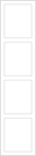 Avanti Juno 18mm Wardrobe Door, Super Matt Light Grey, 2155 x 496mm