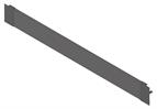 Blum Merivobox M Height inner drawer front to suit 209 x 1000mm Orion Grey