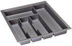 Merivobox Glitter Grey cutlery insert w356 x d422mm to fit 450mm