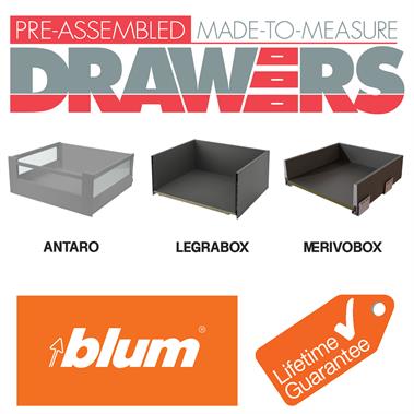 Blum Pre-Assembled Made-to-Measure Legrabox