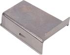Cover for camar hanging bracket, matt nickel left hand