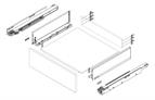 Blum Legrabox with Blumotion K height 450mm stainless steel (40kg)