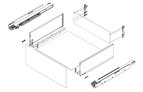 Blum Legrabox with Blumotion C height 500mm orion grey (70kg)