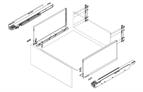 Blum Legrabox with Blumotion F height 450mm orion grey (40kg)