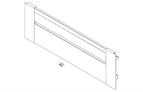 Blum Legrabox 'C' height inner drawer front to suit 300mm (gallery) orion grey