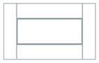 Avanti Quadro 22mm Drawer Front, Graphite Grained Paint Effect 283 x 446mm