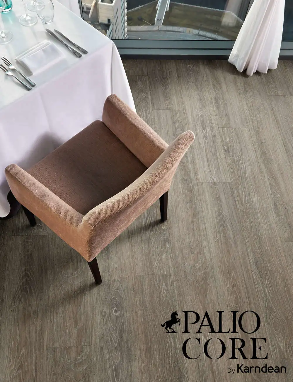 Palio by Karndean flooring in a dining room setting